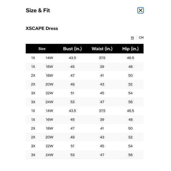 XSCAPE Women's Renee 3/4 Sleeve Velvet Floor Length Dress 20W Plus Hunter NWT - Picture 5 of 5